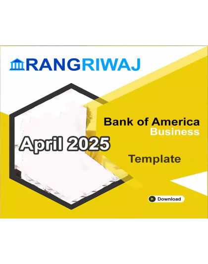 Bank of America April 2025 Business Template
