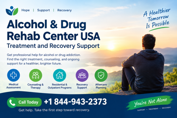 Alcohol and Drug Rehab in the USA - RangRiwaj