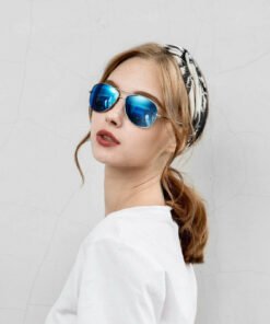 Unisex Polarized Vintage Pilot Sunglasses – Gold Frame, Grey Lens
