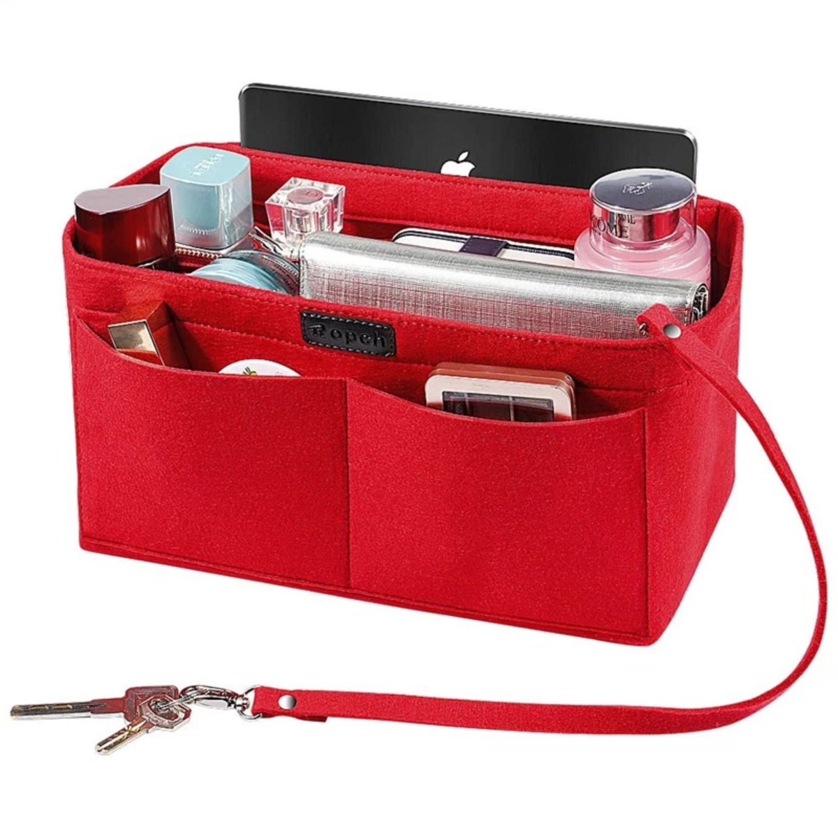 Women’s Handbag Organizer Felt Travel Insert Makeup Pouch - Image 8